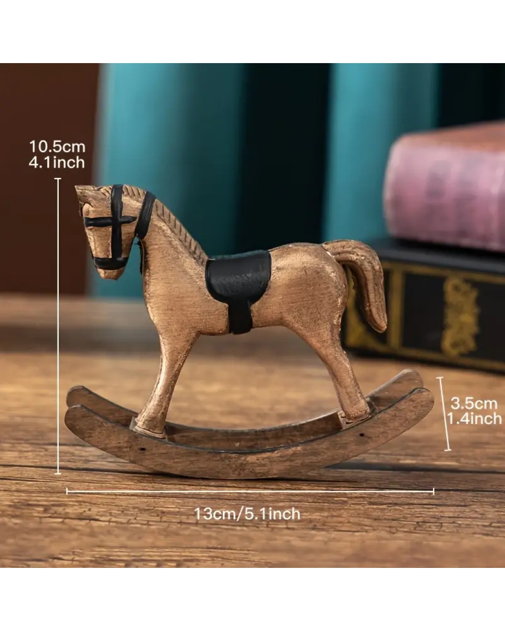 YY5904  Vintage Tarzı At Biblo Silikon Kalıp